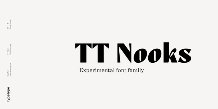 Schriftart TT Nooks