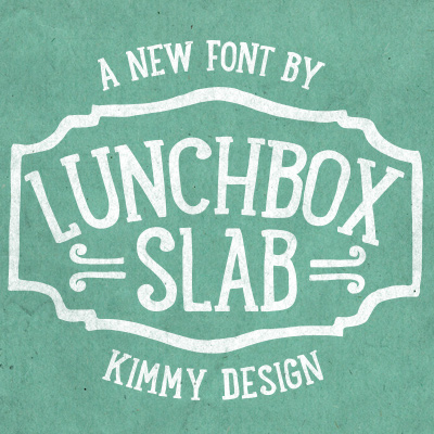 Beispiel einer LunchBox Slab-Schriftart #1