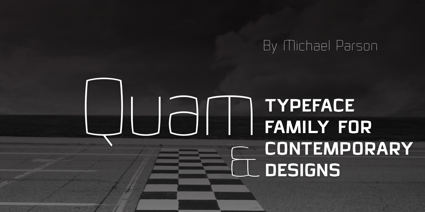 Schriftart Quam