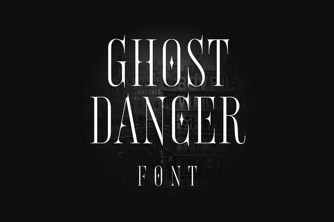 Beispiel einer Ghost Dancer-Schriftart #1