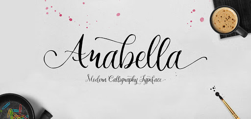 Beispiel einer Arabella-Schriftart #1