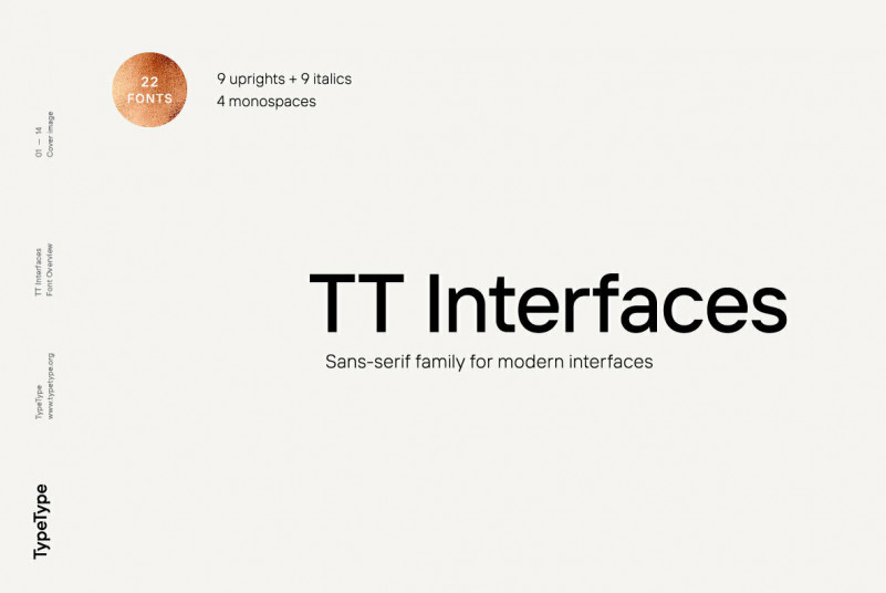 Beispiel einer TT Interfaces-Schriftart #1