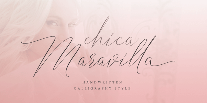 Beispiel einer Chica Maravilla-Schriftart #1