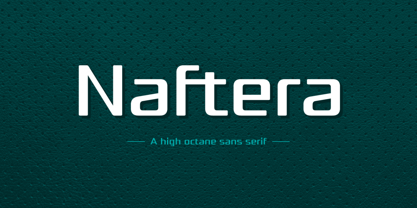 Beispiel einer NAFTERA-Schriftart #1