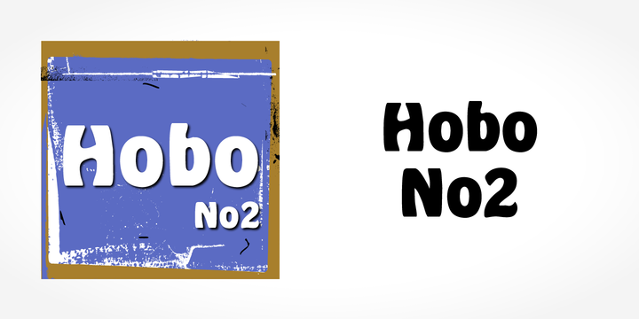 Beispiel einer Hobo No2-Schriftart #1