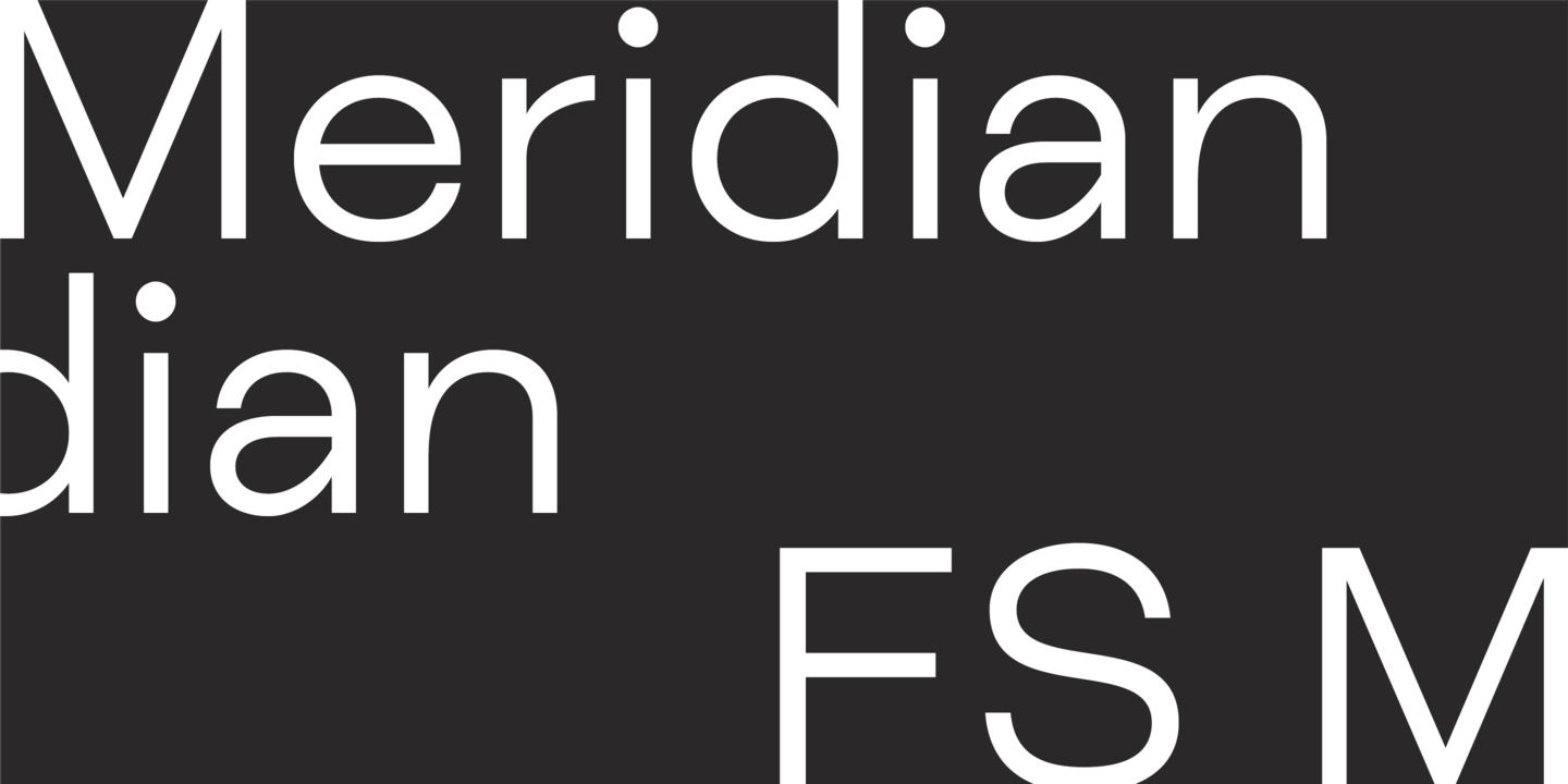 Beispiel einer FS Meridian-Schriftart #1