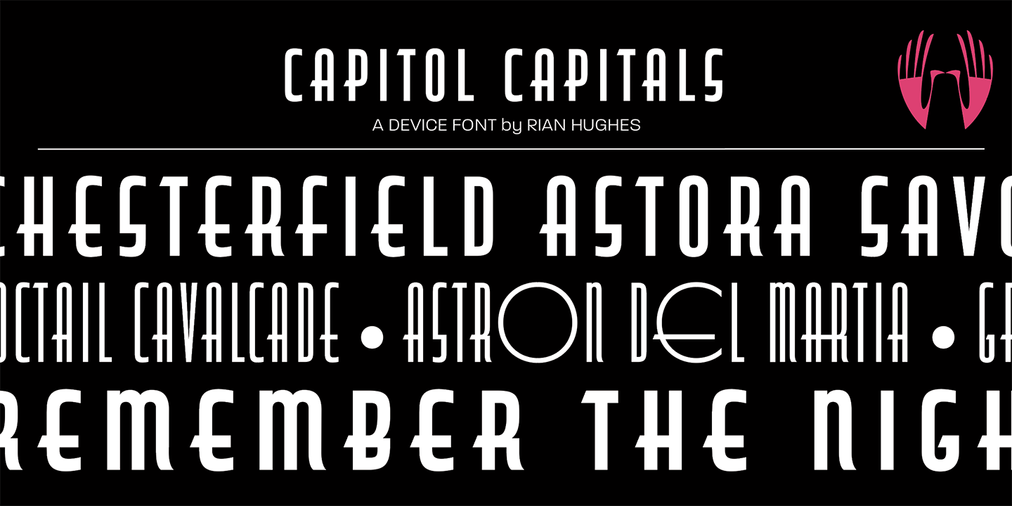 Schriftart Capitol