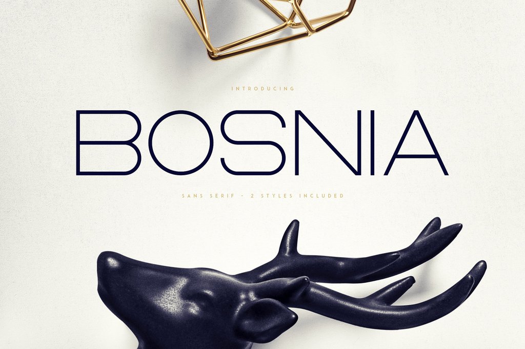 Schriftart Bosnia