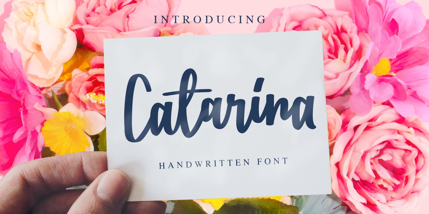 Beispiel einer Catarina-Schriftart #1