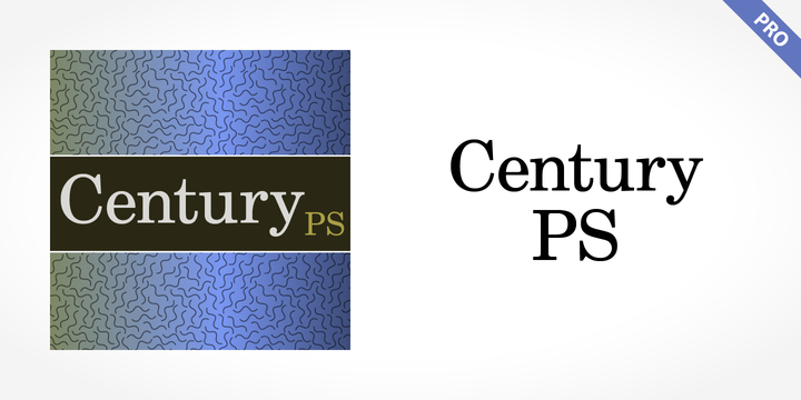Schriftart Century PS Pro