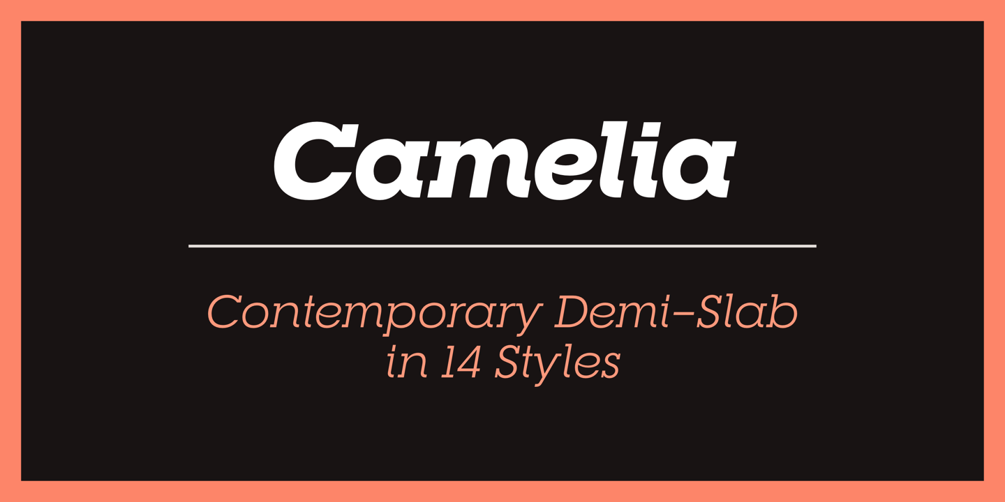 Schriftart RNS Camelia