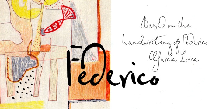 Beispiel einer Federico-Schriftart #1