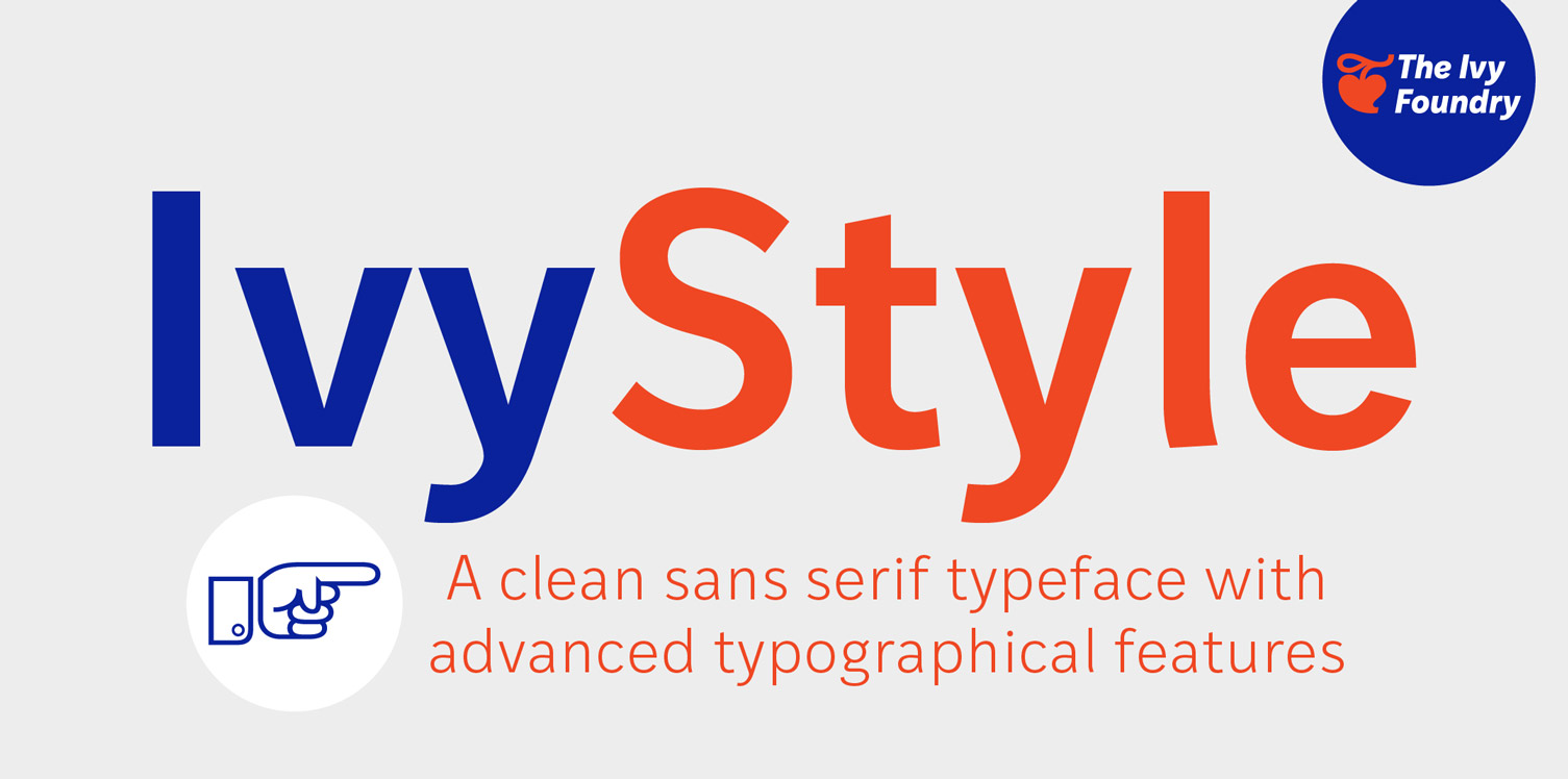 Beispiel einer Ivy Style Sans-Schriftart #1