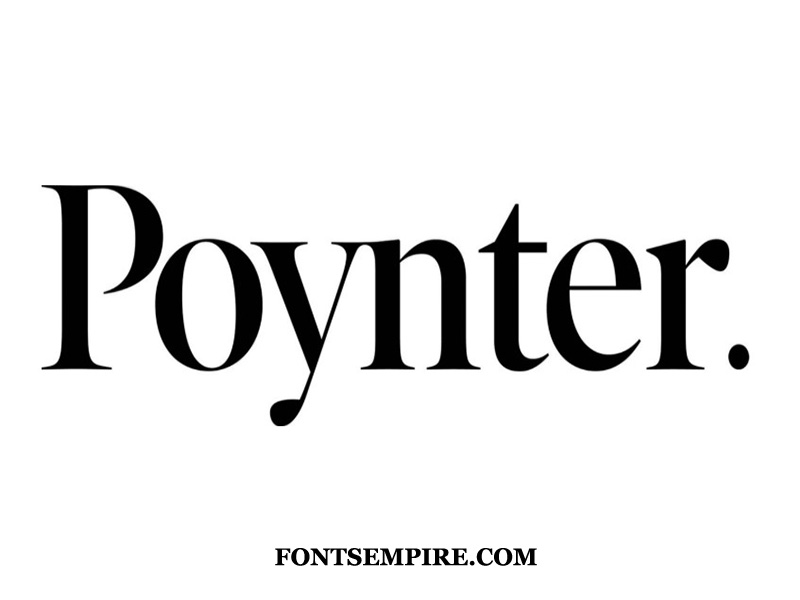 Beispiel einer Poynter-Schriftart #1