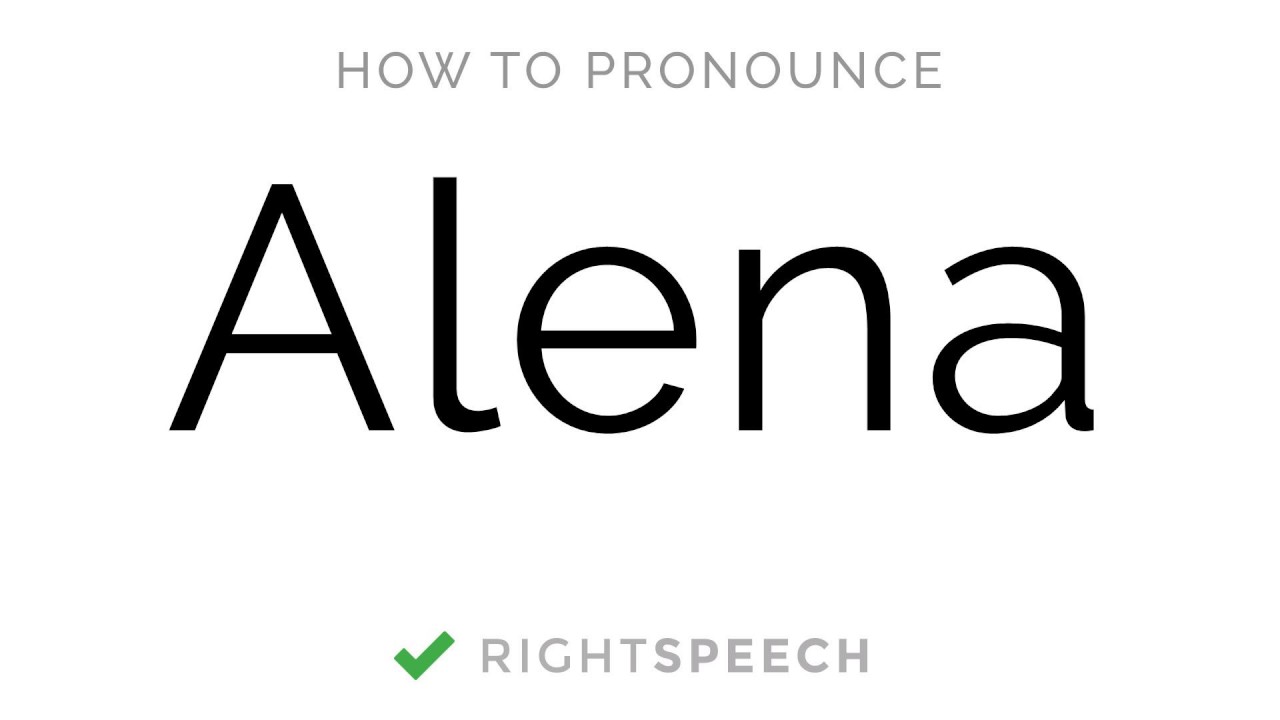Beispiel einer Alena-Schriftart #1