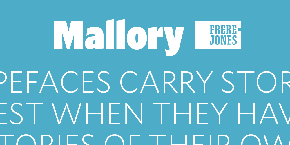 Beispiel einer Mallory Micro Plus-Schriftart #1
