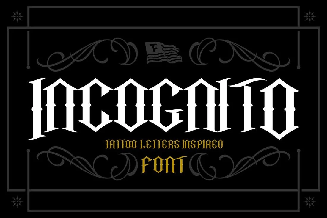 Schriftart Incognito