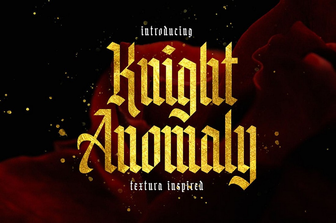 Beispiel einer Knight Anomaly-Schriftart #1