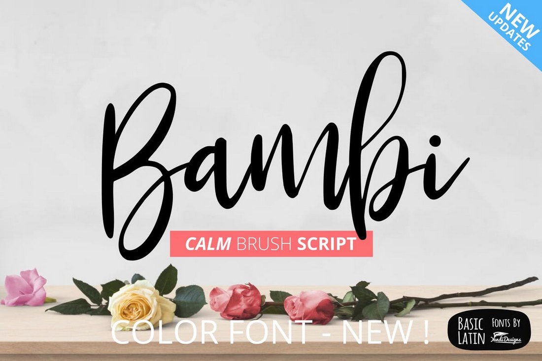 Schriftart Bambi