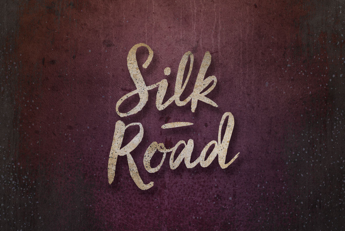 Beispiel einer Silk Road-Schriftart #1