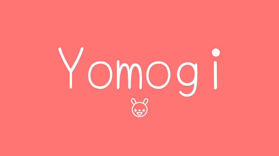 Beispiel einer Yomogi-Schriftart #1