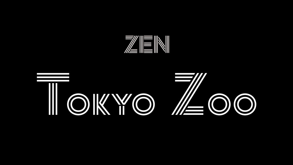 Beispiel einer Zen Tokyo Zoo-Schriftart #1