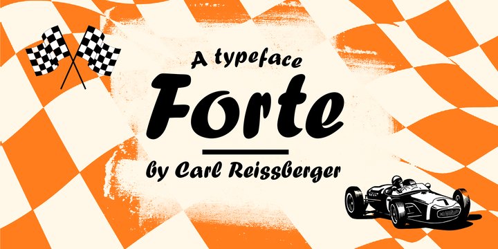 Beispiel einer Forte-Schriftart #1
