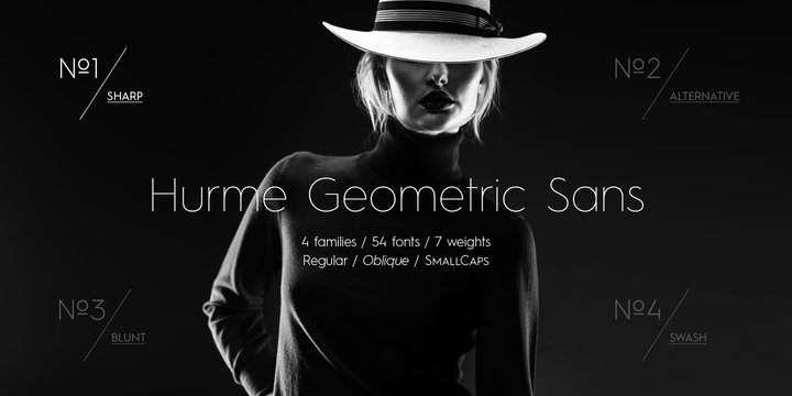 Schriftart Hurme Geometric Sans No.3