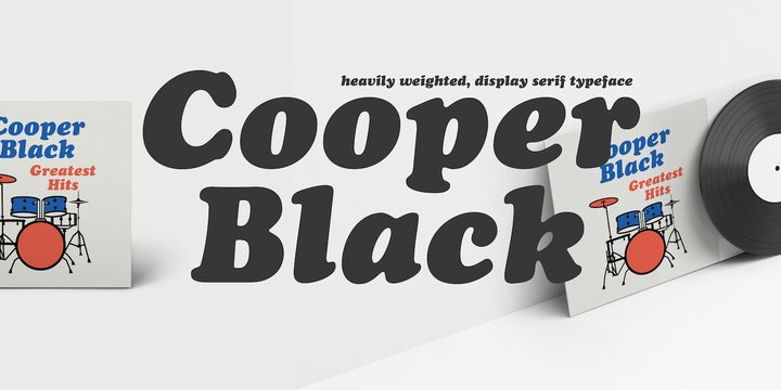 Beispiel einer Cooper Black-Schriftart #1