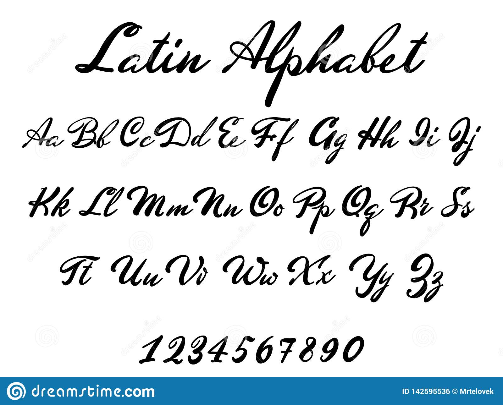 Beispiel einer Latin-Schriftart #1