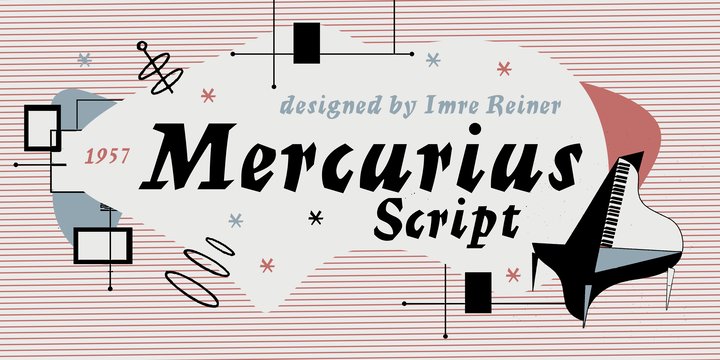 Beispiel einer Mercurius-Schriftart #1