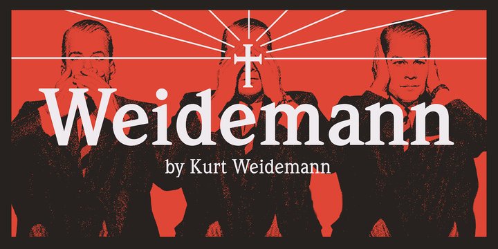 Schriftart ITC Weidemann