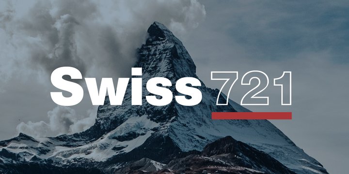 Schriftart Swiss 721