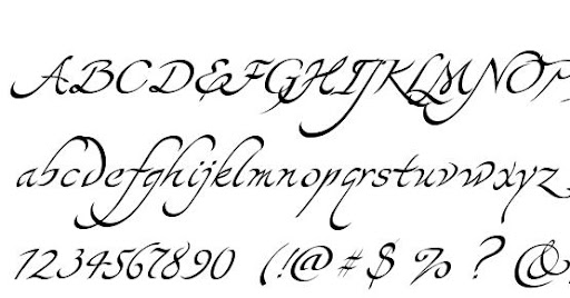 Beispiel einer Yevida-Schriftart #1