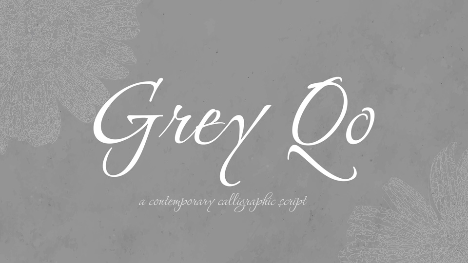 Beispiel einer Grey Qo-Schriftart #1