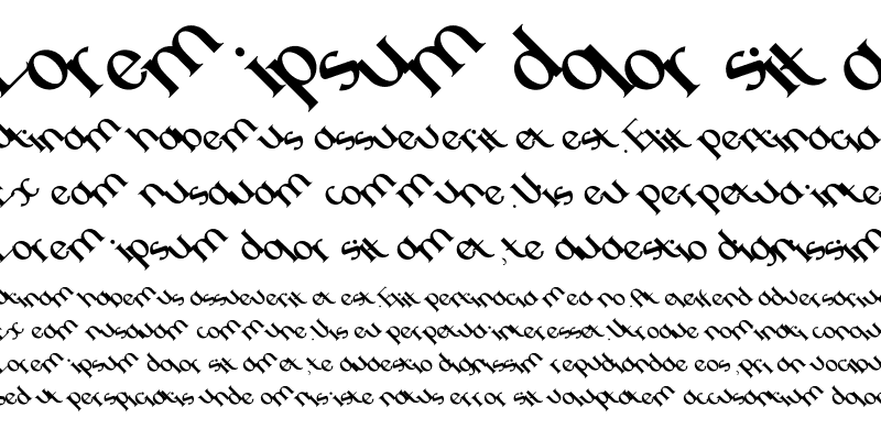 Beispiel einer Classicus Titulus-Schriftart #1