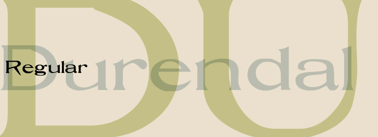 Schriftart Durendal