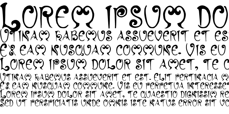 Beispiel einer Hyacinth-Schriftart #1