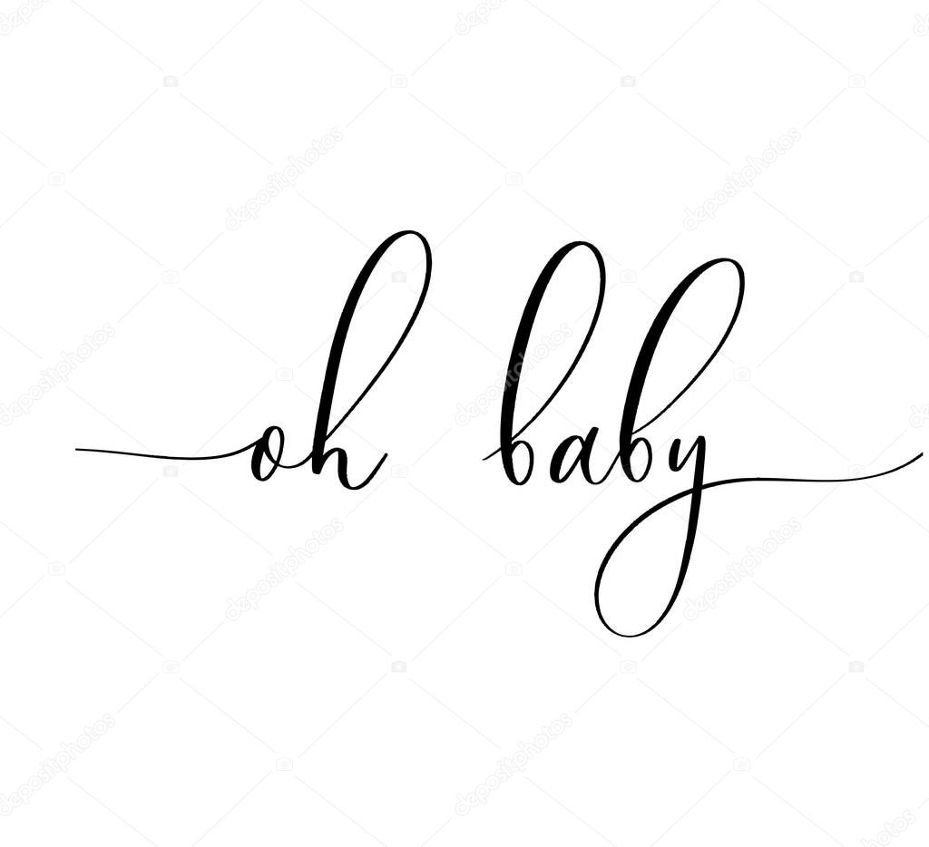 Beispiel einer Oooh Baby-Schriftart #1