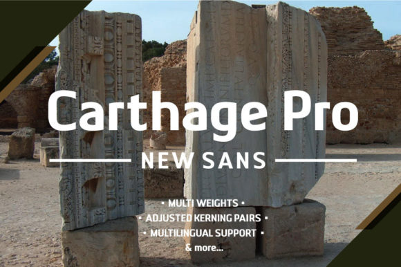 Beispiel einer Carthage-Schriftart #1