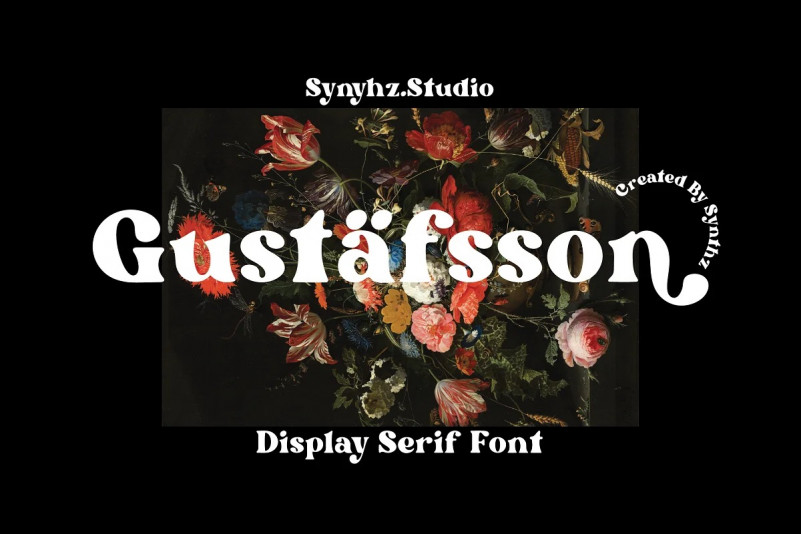 Beispiel einer Gustafsson-Schriftart #1
