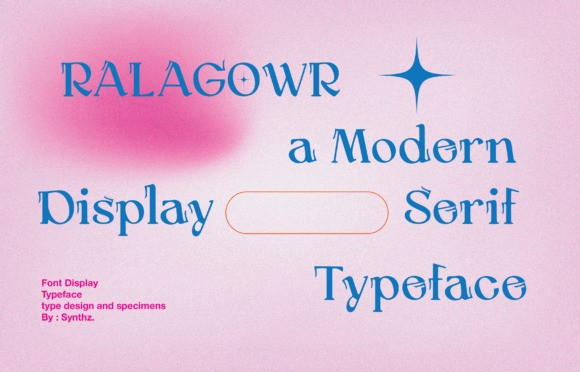 Schriftart Ralagowr