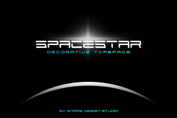 Beispiel einer Spacestar-Schriftart #1