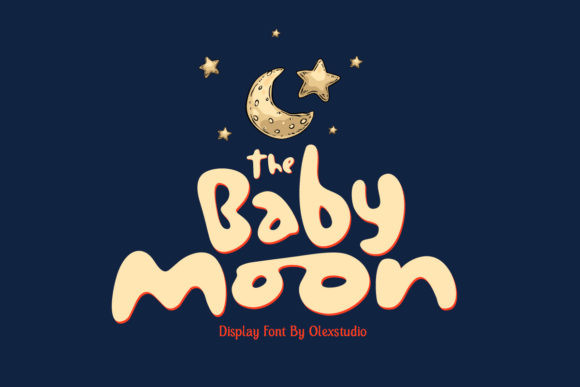 Beispiel einer The Baby Moon-Schriftart #1