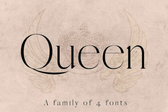 Beispiel einer Queen-Schriftart #1