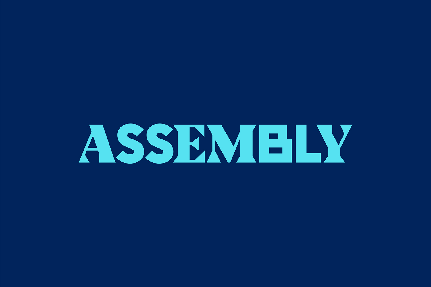 Beispiel einer Assembly-Schriftart #1