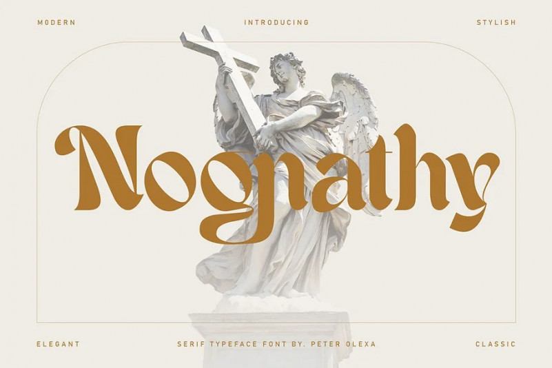Schriftart Nognathy