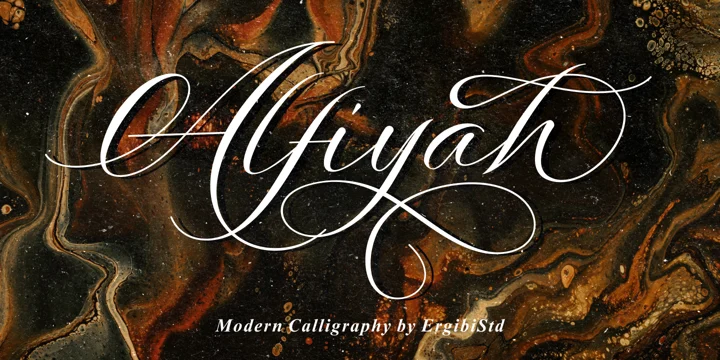 Schriftart Alfiyah