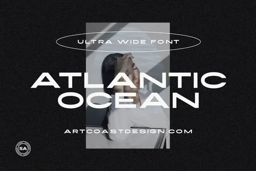 Beispiel einer Atlantic Ocean-Schriftart #1