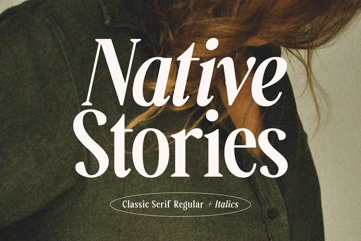 Schriftart Native Stories